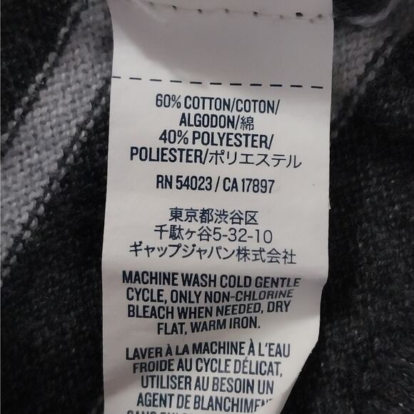 OLD NAVY! ASH & CHARCOAL GRAY FINE KNIT STRIPED, V-NECK SEESTER DRESS! SZ XL - Picture 10 of 11